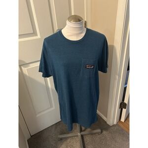 Patagonia Shirt Mens X Large Green Regular Fit Pocket Tee Crew Neck